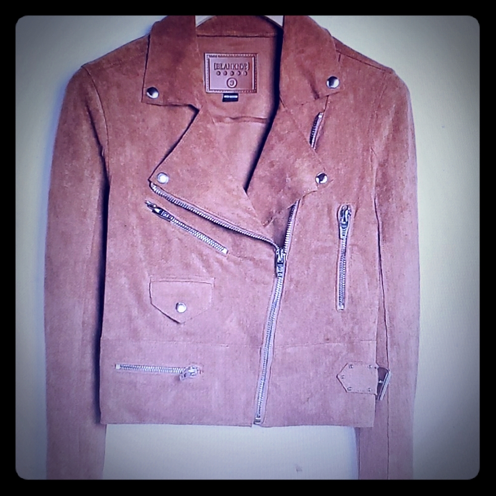 COPY - Sueded moto jacket from Anthropologie
